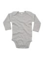 Baby Rompertje Organic LS Babybugz BZ30 heather grey